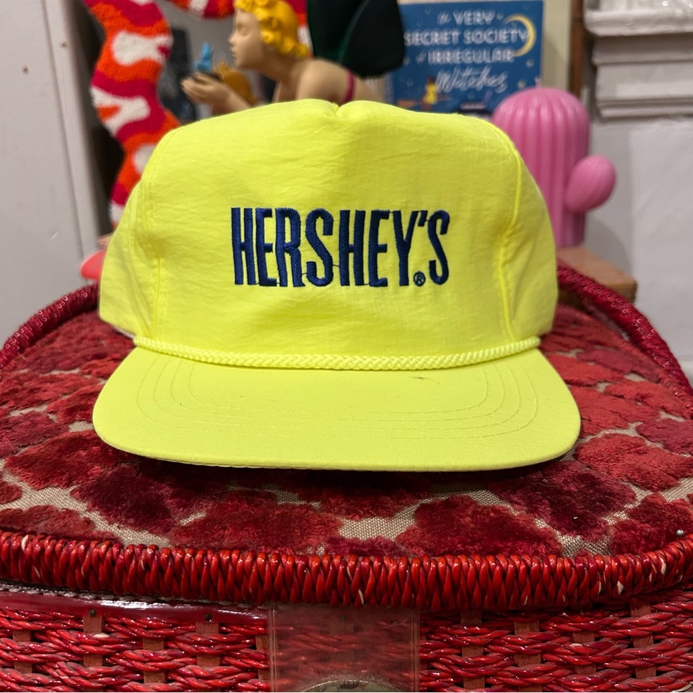 Neon yellow/green HERSHEY’s SnapBack hat